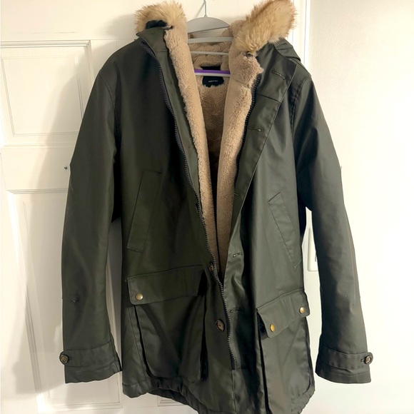 Barely worn size L parka style jacket